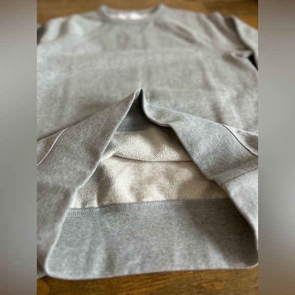 EVERLANE The Classic French Terry Crew in Gray Closet Staple Oversized Sz XXS - Picture 12 of 12